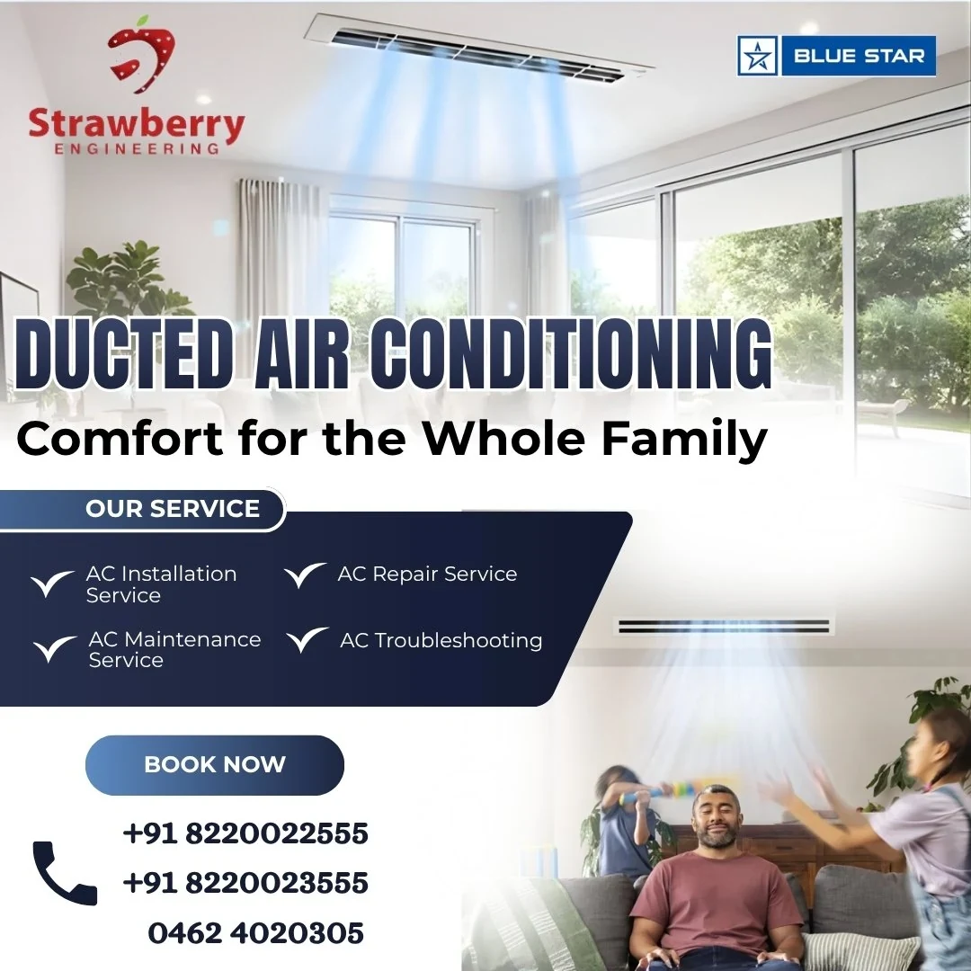 Commercial Air Conditioning Solutions in Tirunelveli | Strawberry Engineering