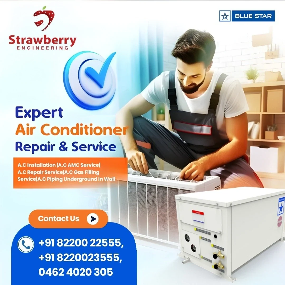 Industrial AC Installation Company in Tirunelveli — 2026-03-16 | Strawberry Engineering