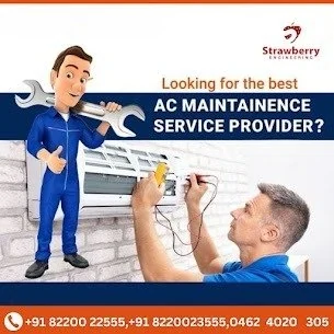 Bluestar AC maintenance in Tirunelveli | Strawberry Engineering